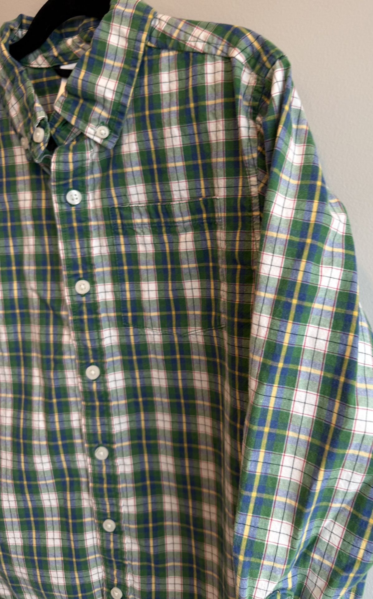 Little Boys Size 7/8 Green Plaid St. Patrick’s Day Gymboree Shir - photo 4
