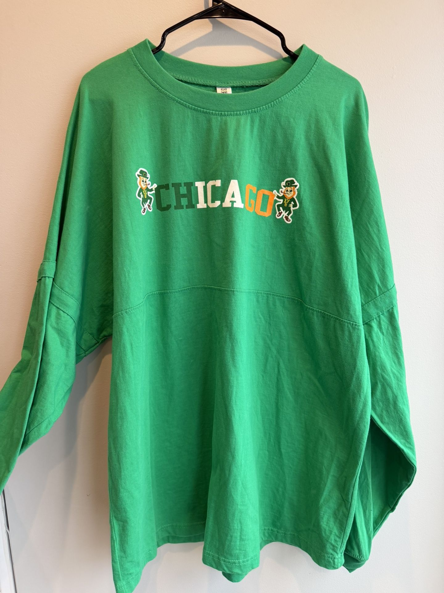 Women's 2XL Green Southside Irish Leprechaun Shirt