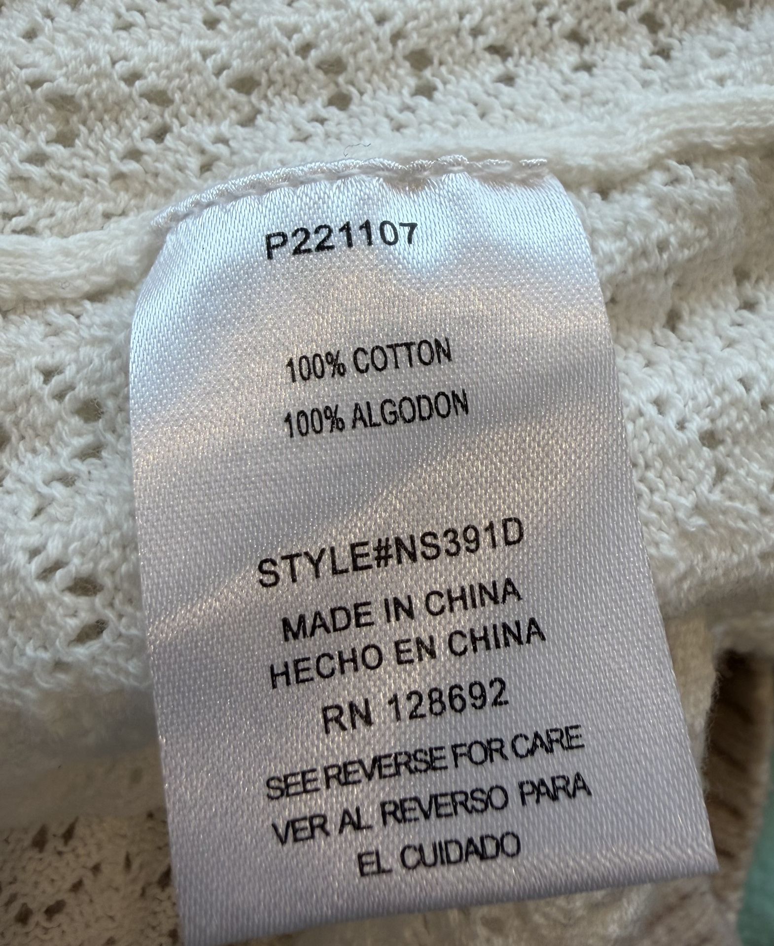 Junior’s XL Madden NYC White Cardigan Sweater $12 - photo 3