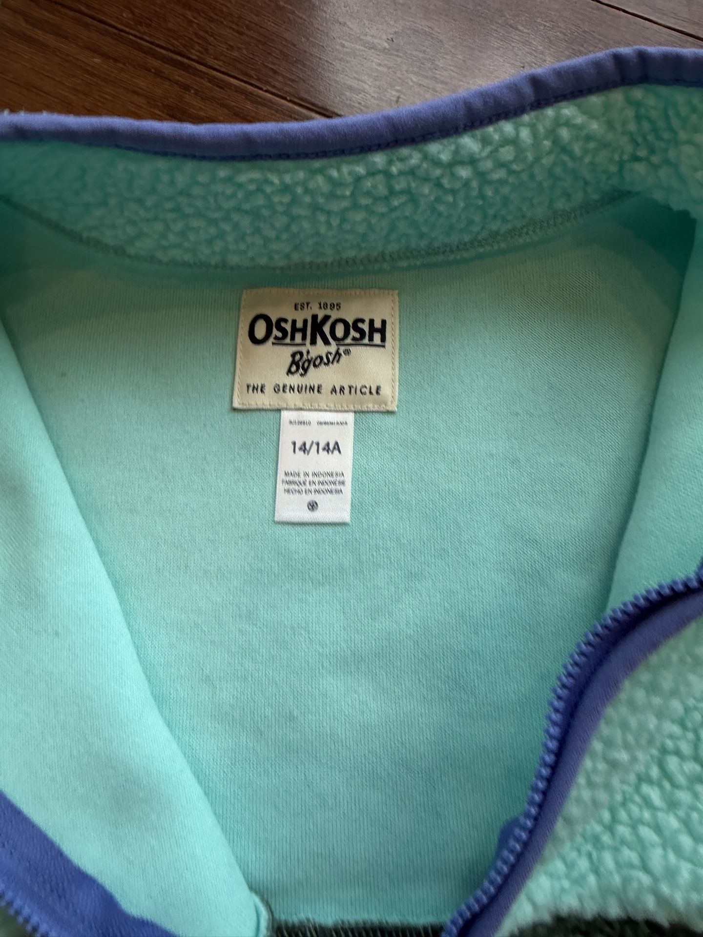 Girls Size 14 Fleece $8 Nice Spring Colors Easter - photo 2
