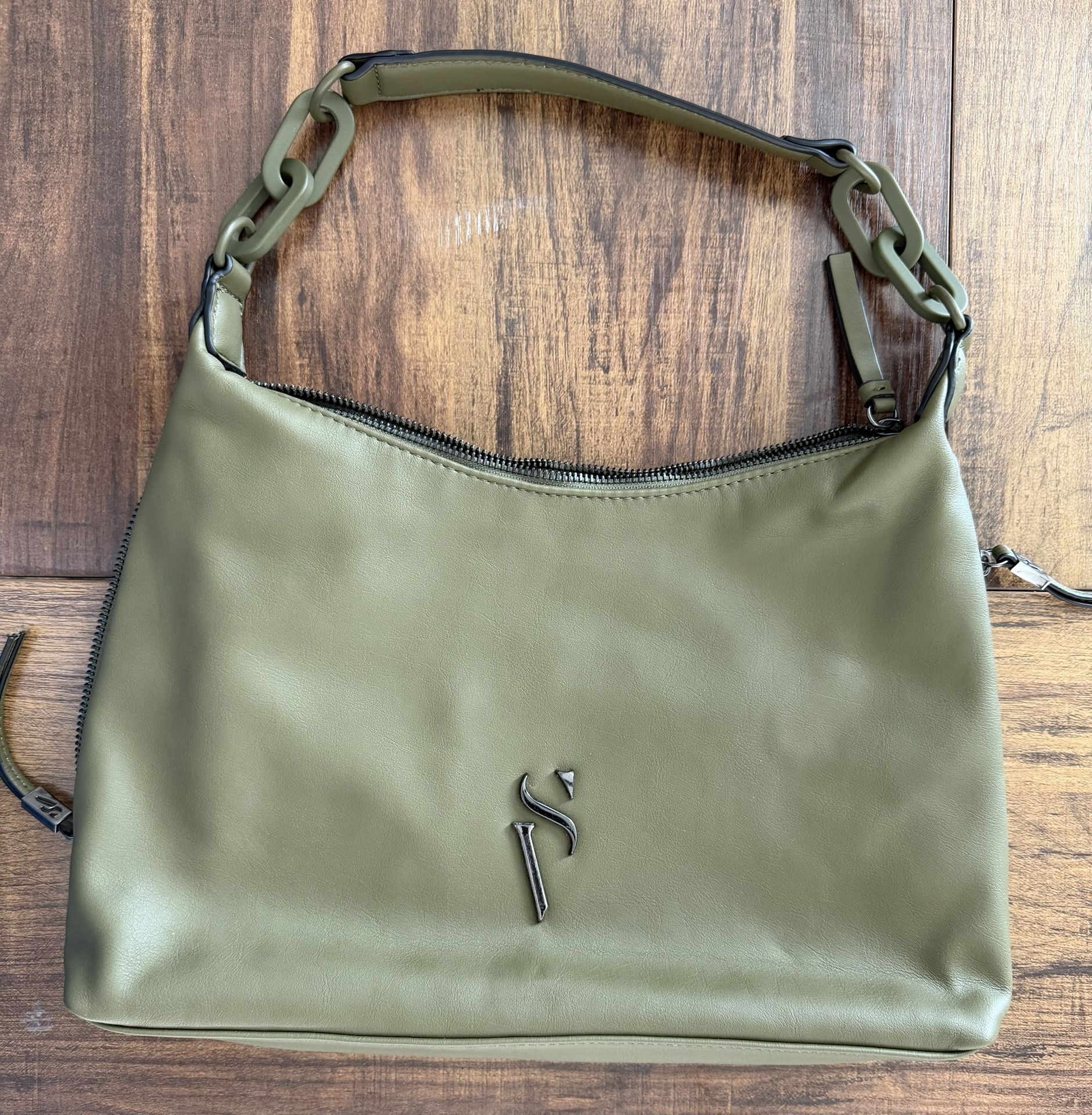 Simply Vera by Vera Wang Hobo Bag in Olive Green $15
