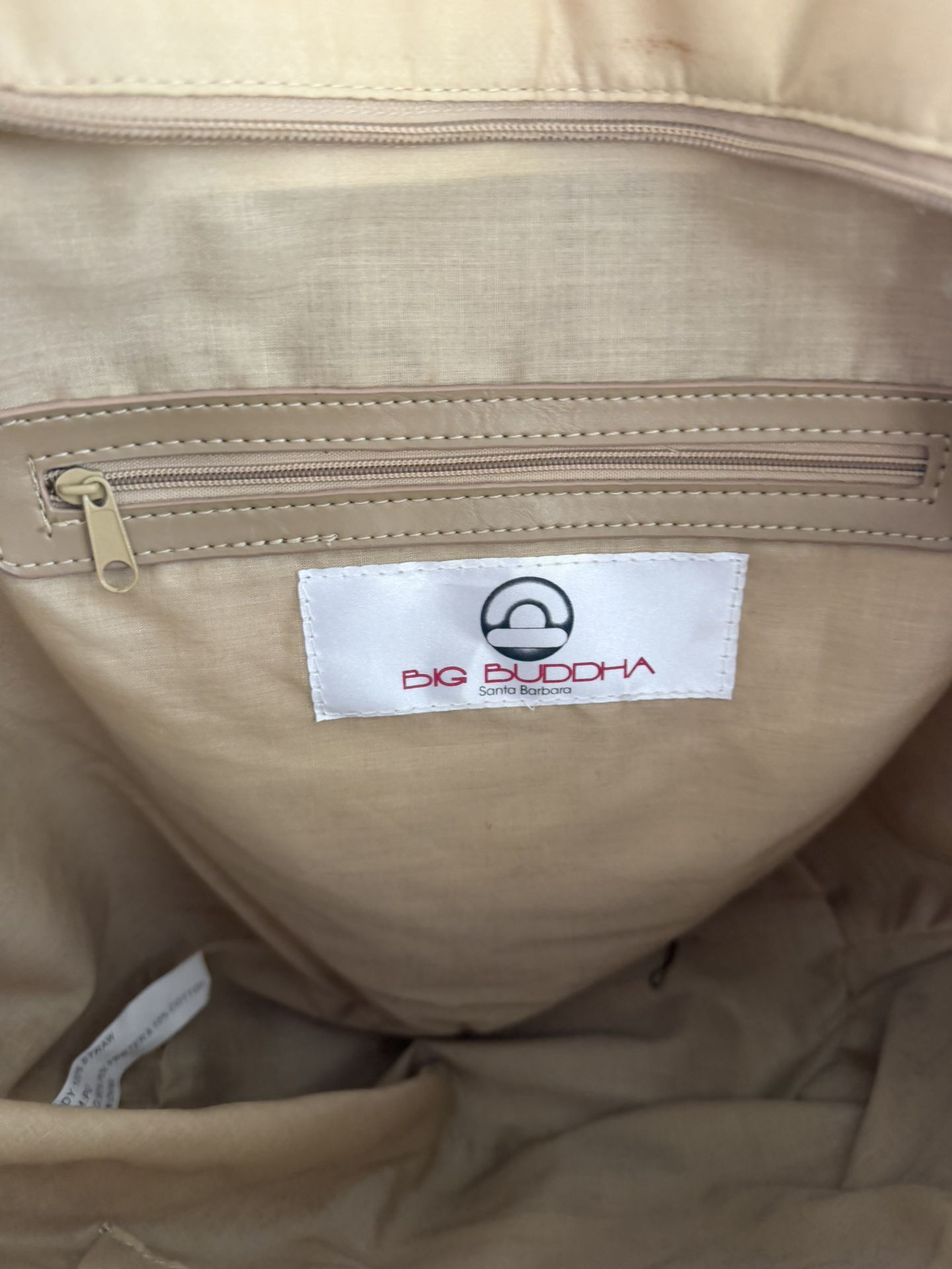 NWOT Woven straw tote bag, Big Buddha, embellished with beads $2 - photo 5