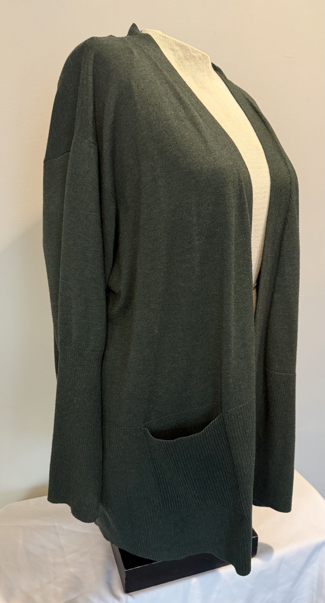 Like New Women's Terra & Sky Cardigan Size 3X Green $22