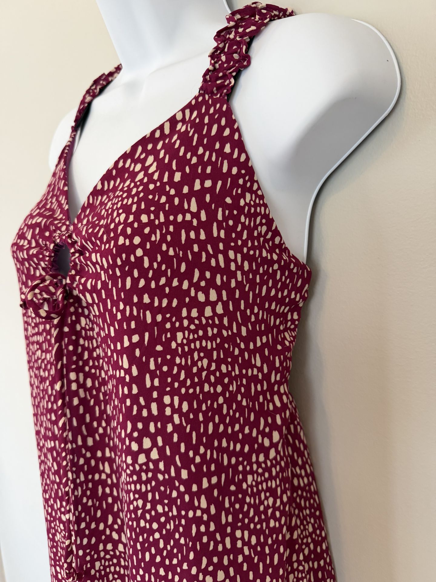 NWT Junior’s Sienna Sky Midi Dress Polka Dots Sweetheart Neck $1 - photo 2