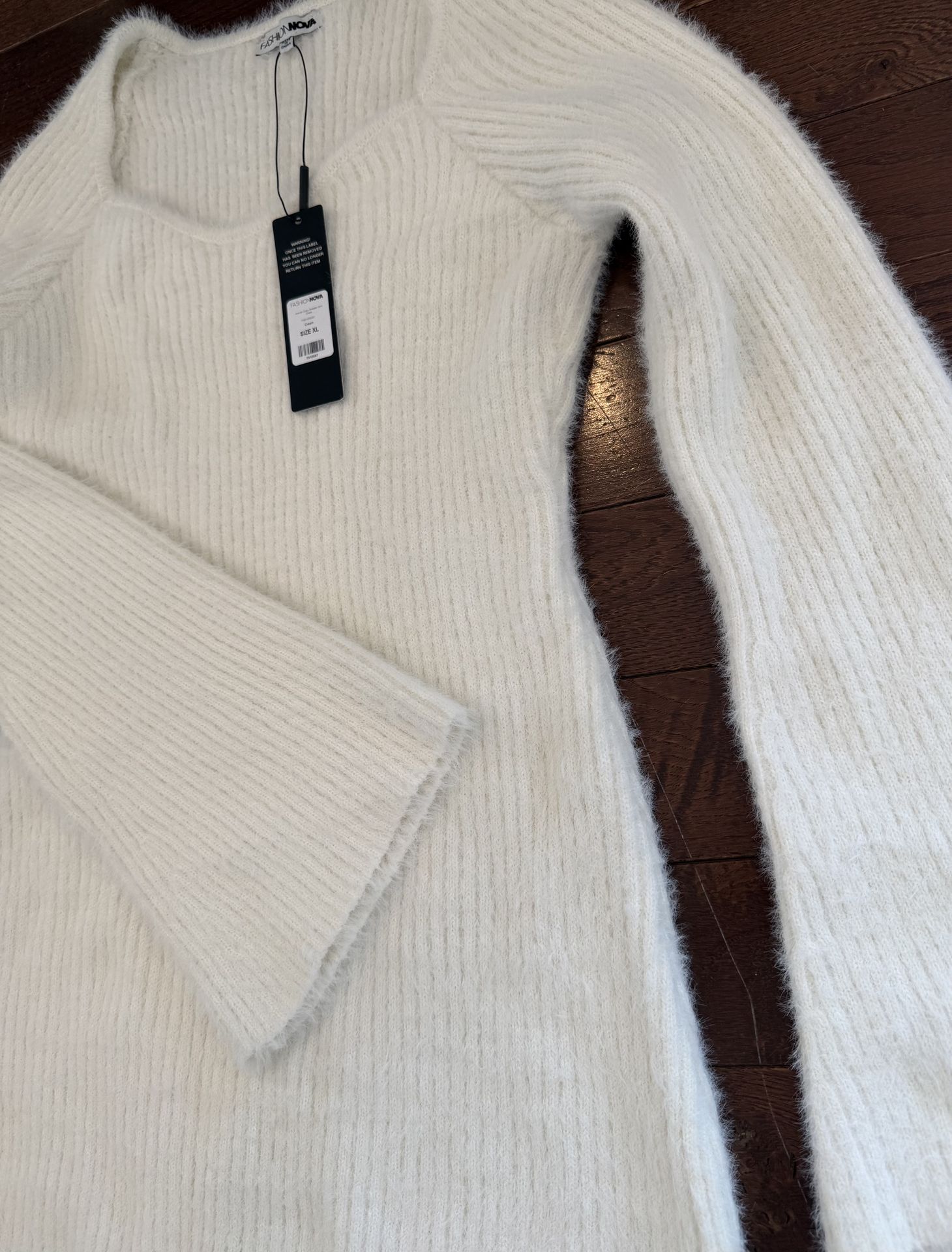 NWT Snow White Midi Sweater Dress Fitted Sheath Bodycon Womens X - photo 5