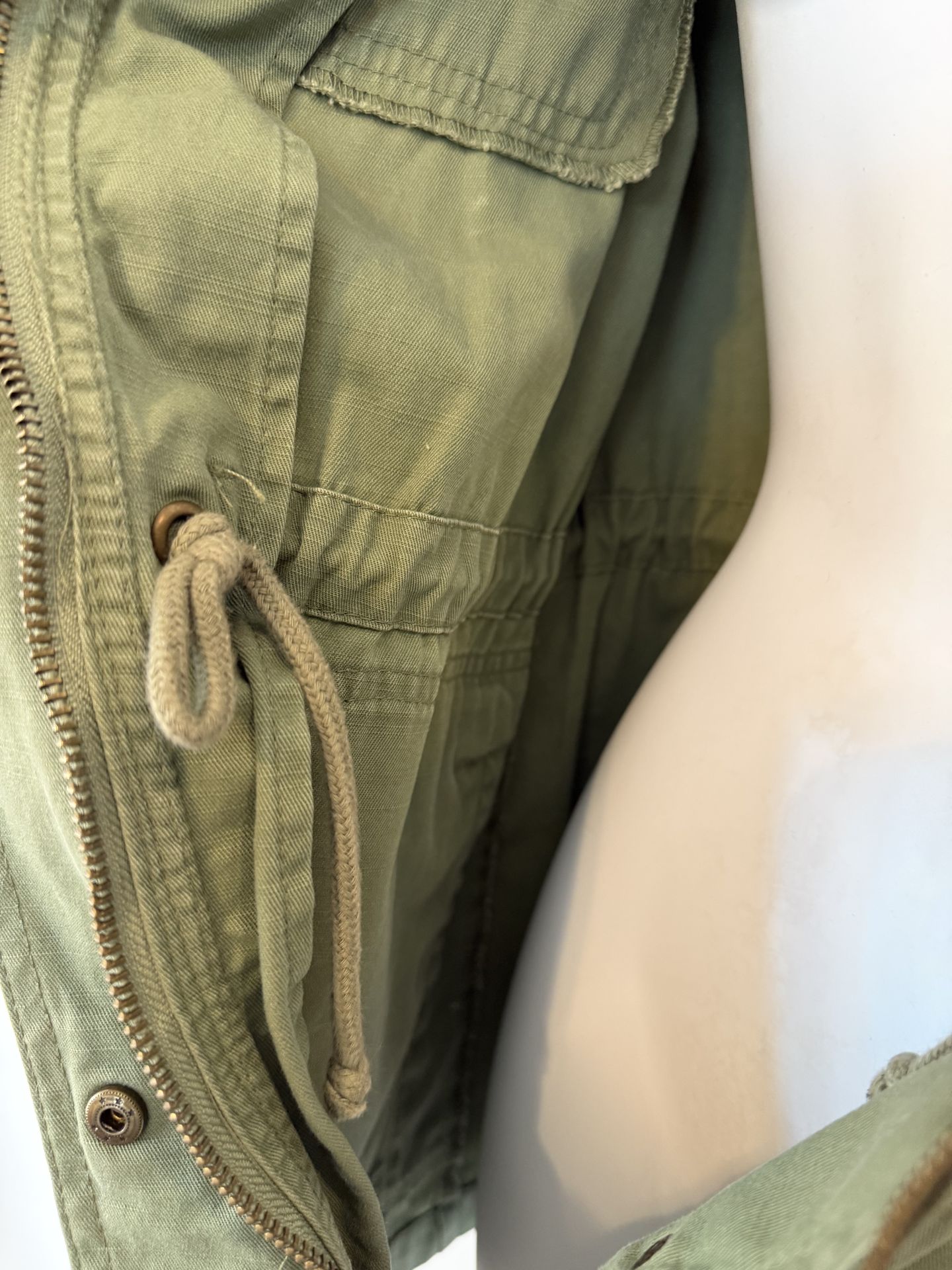 Women’s Size Small Army Green Jacket $10 - photo 3