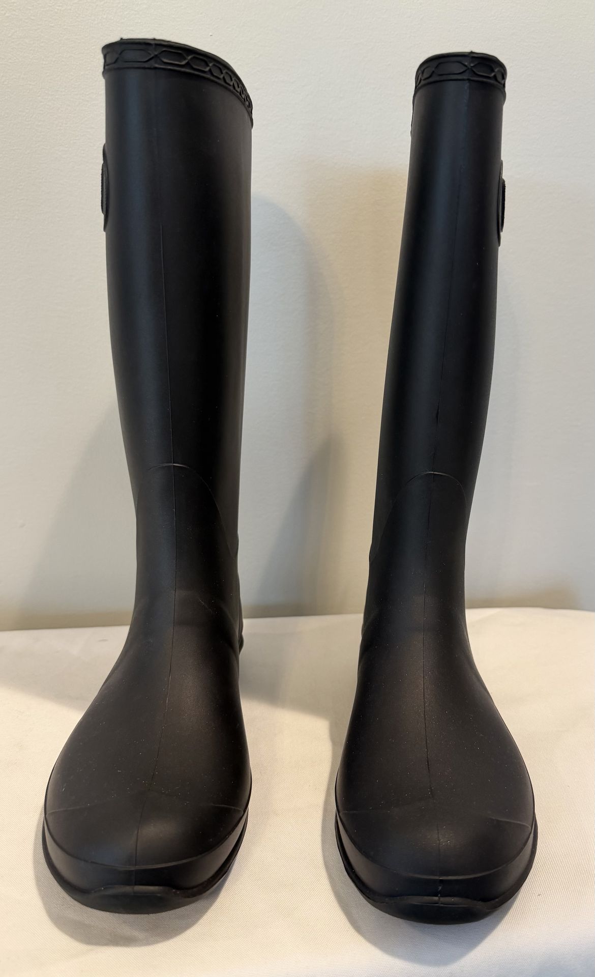 Kamik Olivia Tall Rubber Rain Boots - Women's Size 7 - Black - photo 3