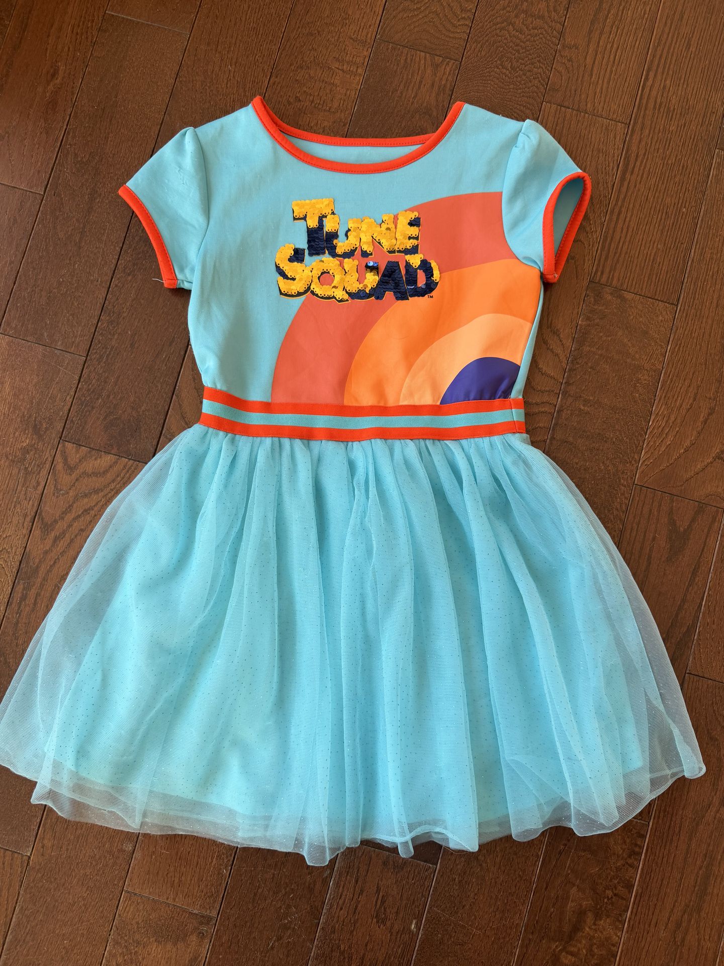Girls Space Jam Dress Tutu Medium 7/8 Outfit Looney Tunes Costum