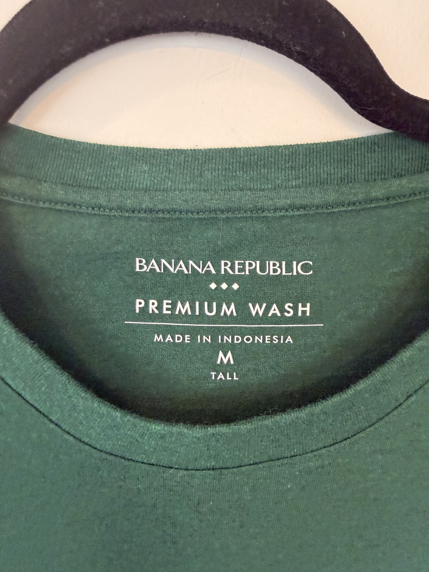 Like New Men’s Medium Tall Banana Republic Green T-Shirt $8
