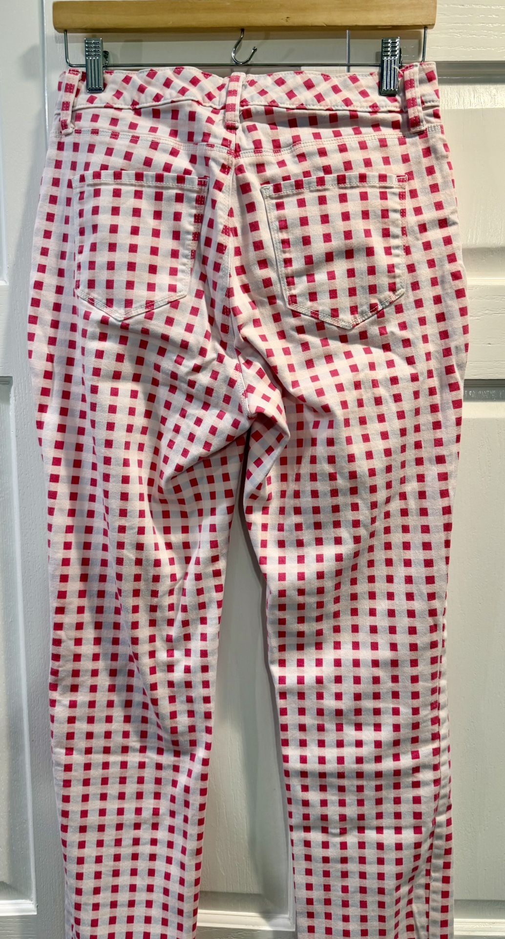 Women's Cotton Blend Pants Size 6 - Charter Club Red Check - photo 4