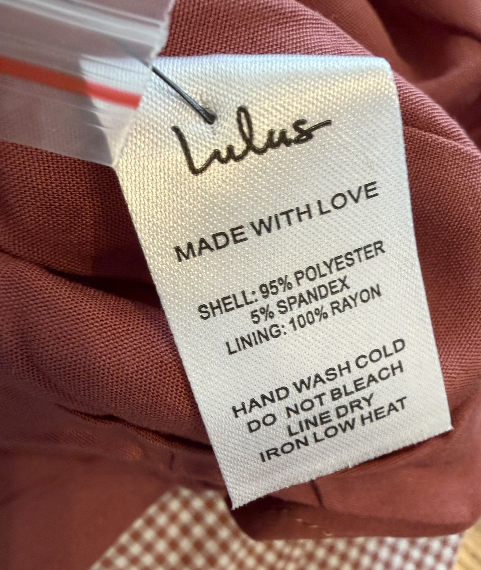 NWT Lulus Gingham Seersucker Puff-Sleeve Top - Size S - photo 4