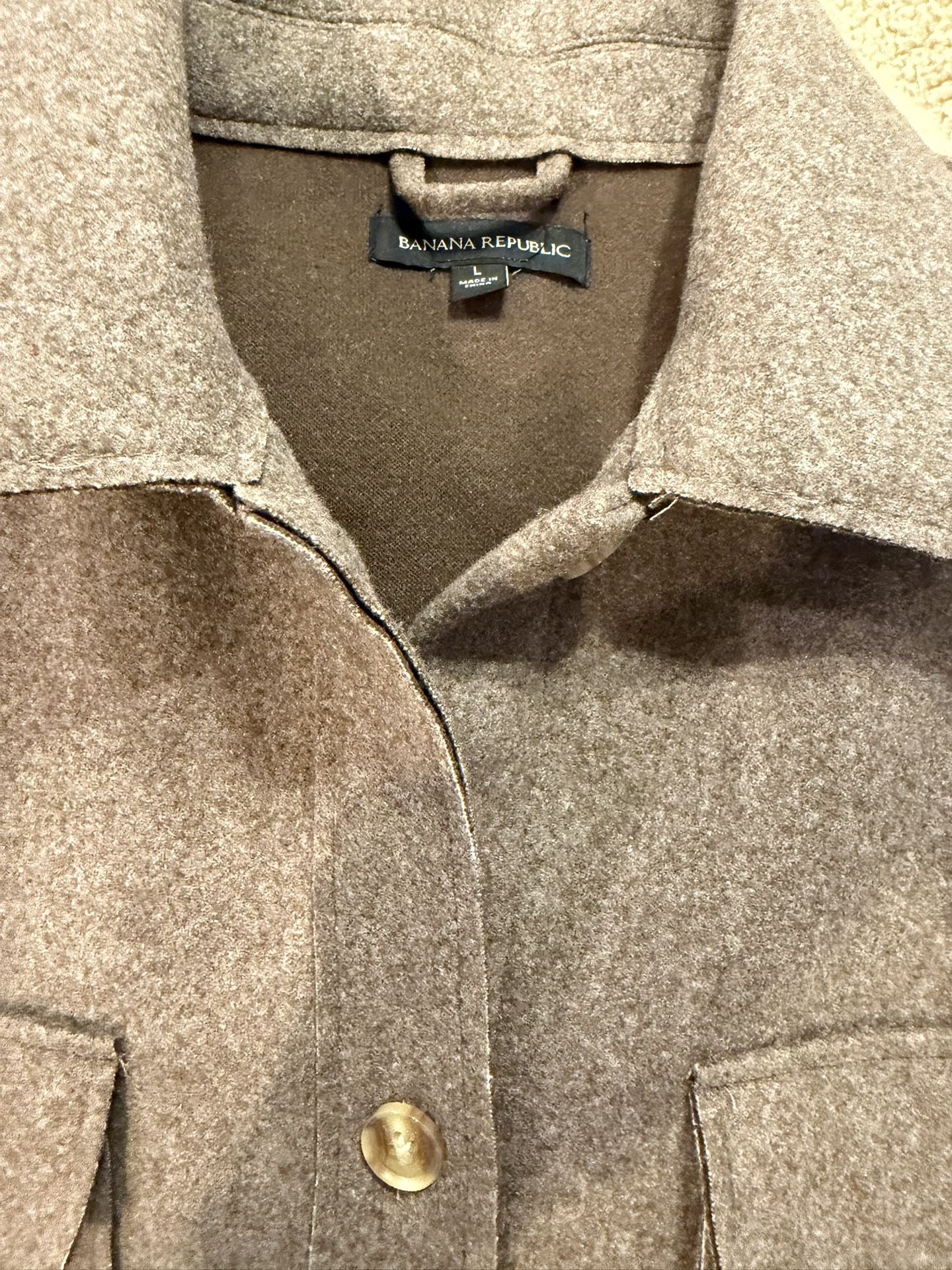 Like New Men's Large Wool Blend Shacket - Banana Republic - photo 4