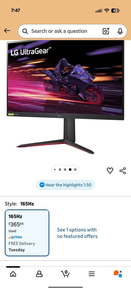 LG 32 Inch QHD IPS Ultragear Gaming Monitor - photo 4