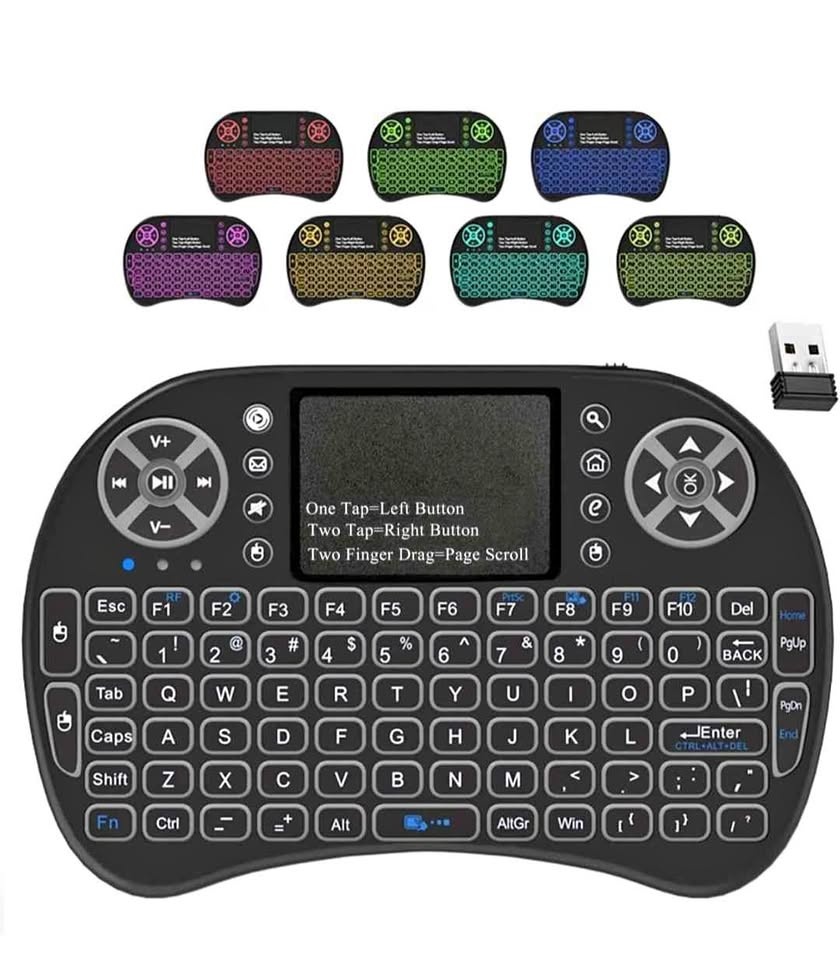 2.4GHz Backlit Mini Keyboard with Touchpad