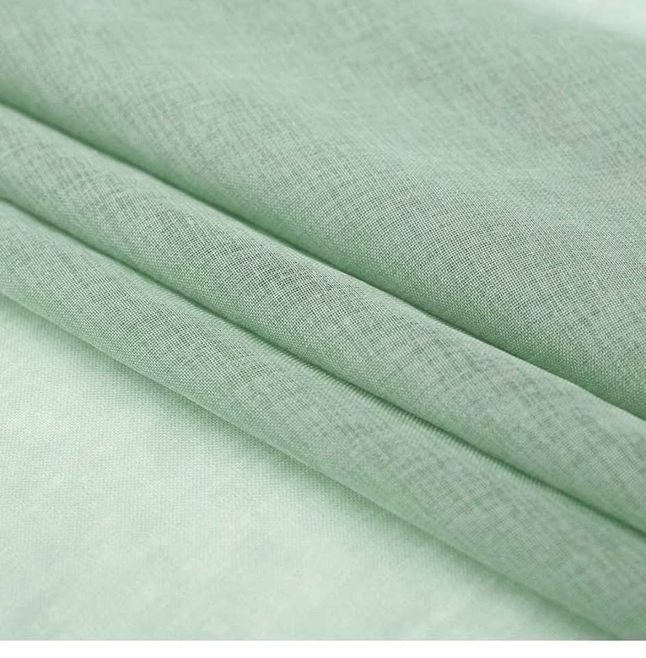 NEW Mint Green Semi Sheer Curtains Rod Pocket 63 Inch - photo 5