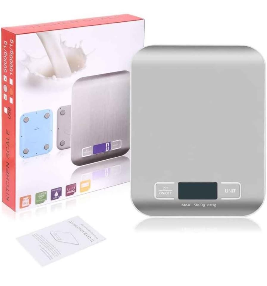New Digital Kitchen Scale 5kg/1g Stainless Steel - photo 3