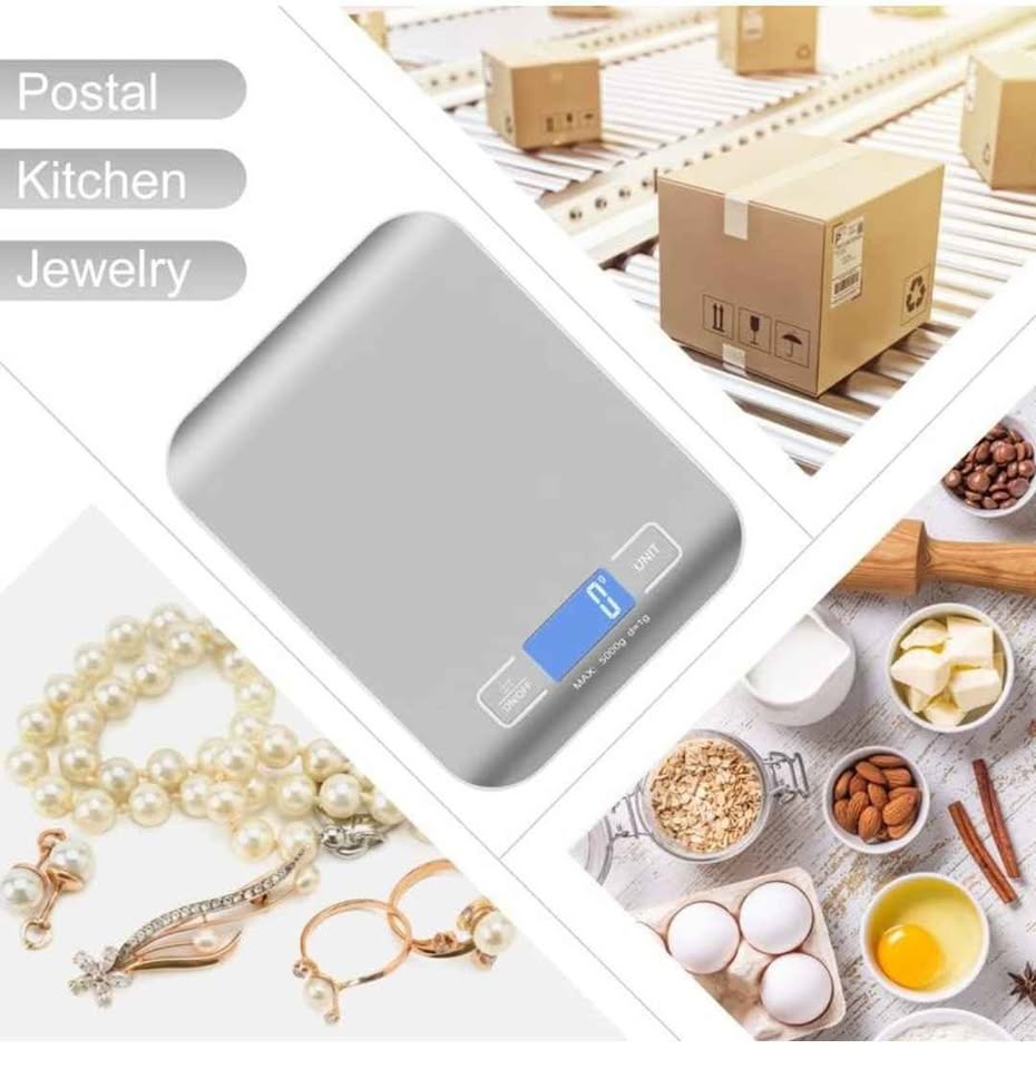New Digital Kitchen Scale 5kg/1g Stainless Steel - photo 5