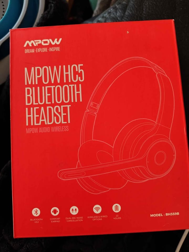 🚨🚨NEW MPOW MPOWHP5 BLUETOOTH HEADSET 🚨🚨 Sells for $50 - photo 2