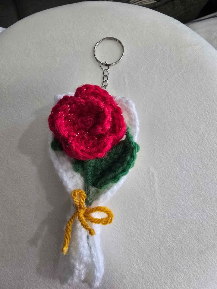 Handmade Crocheted Keychains - photo 3