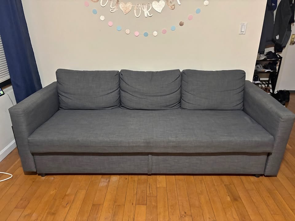 Ikea Friheten Sleeper Sofa, Dark Gray
