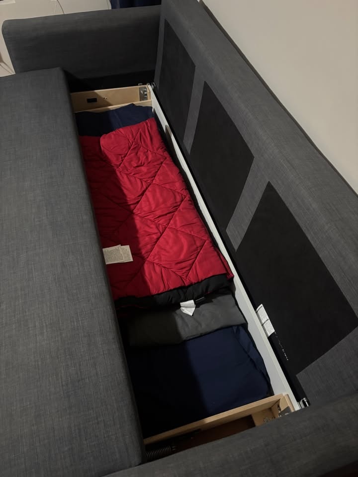 Ikea Friheten Sleeper Sofa, Dark Gray - photo 2