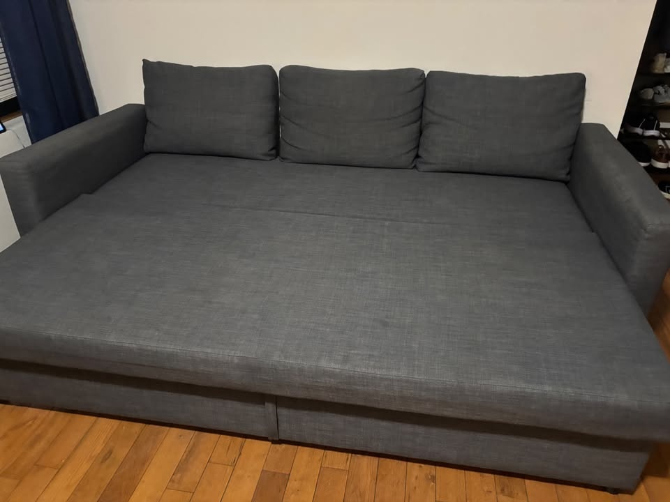 Ikea Friheten Sleeper Sofa, Dark Gray - photo 3