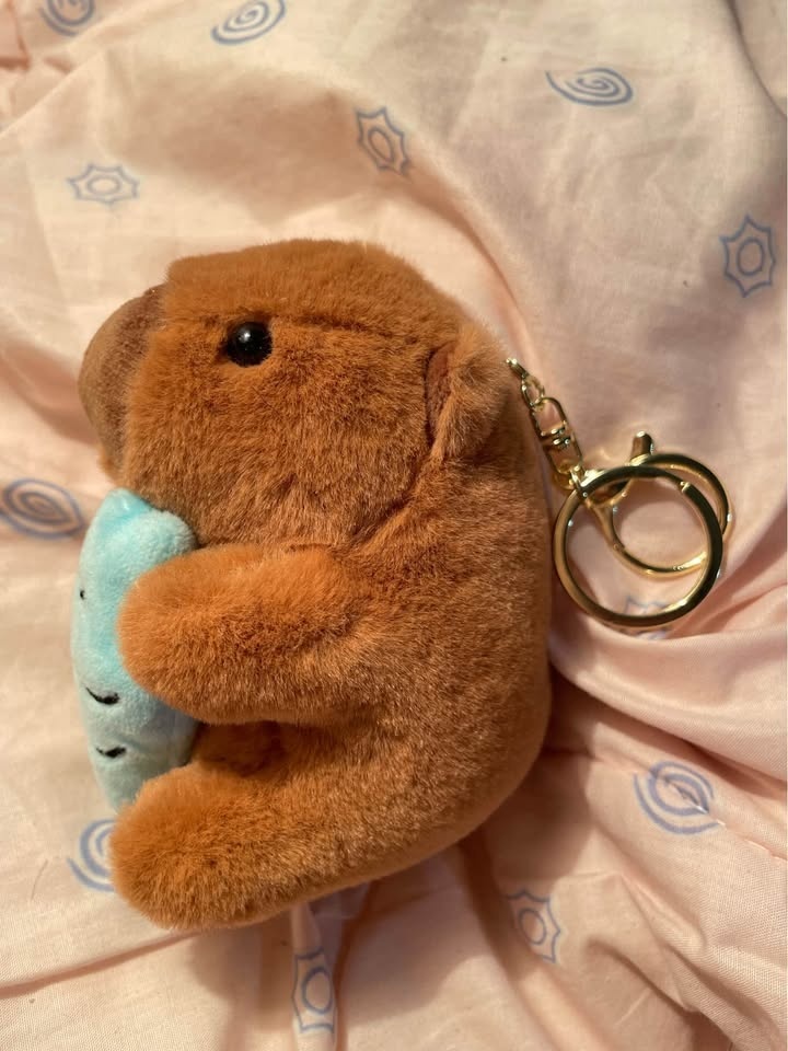Capybara Plush Keychain 🤍 - photo 3