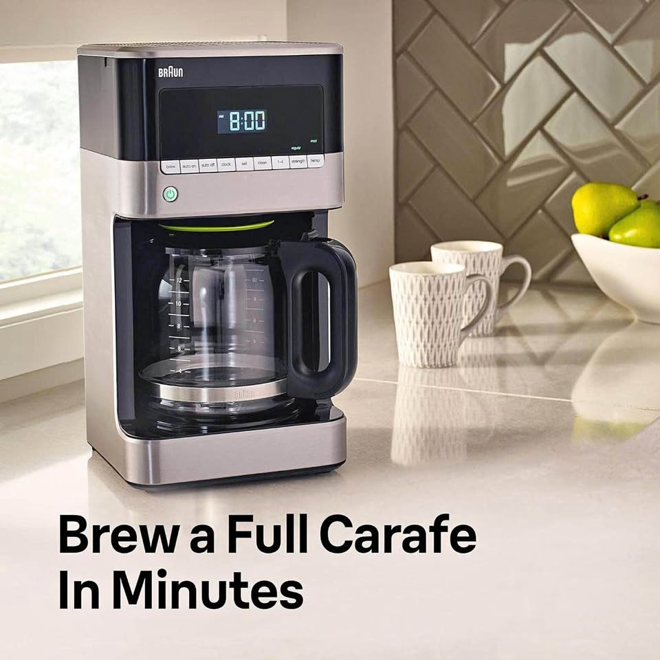 Braun BrewSense 12 Cup Drip Coffee Maker
