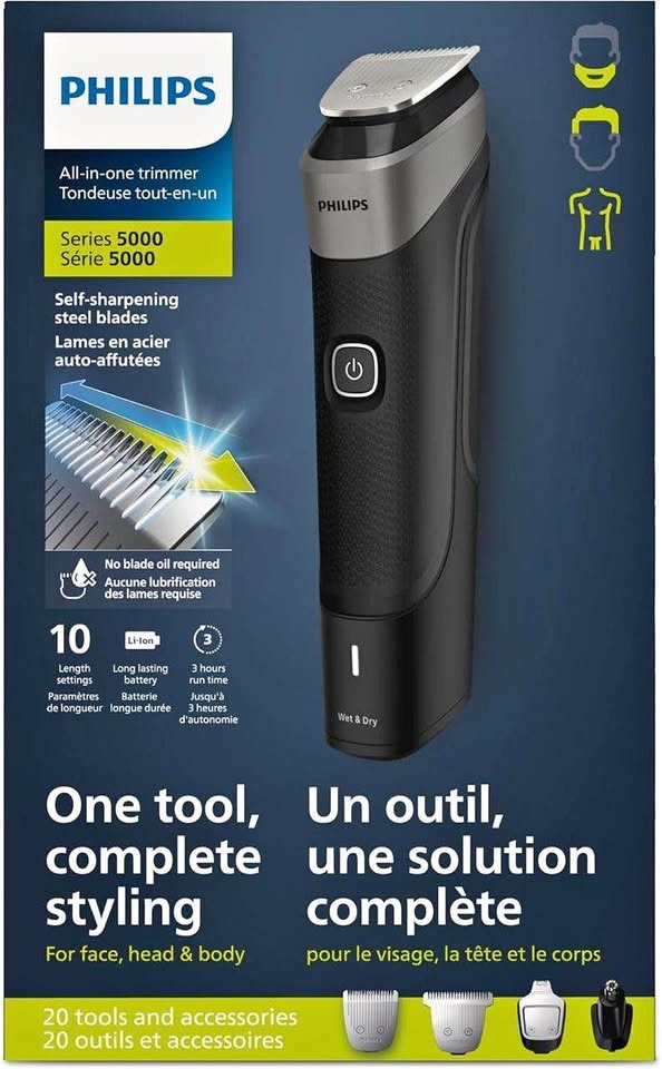 Philips Multigroom 5000 Series All-in-One Grooming Kit