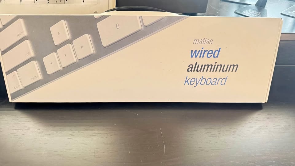 Sealed Matias Wired Aluminum Keyboard