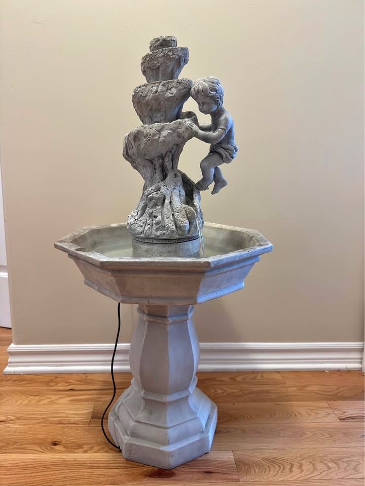 Indoor/Outdoor Water Fountain – Fully Functional