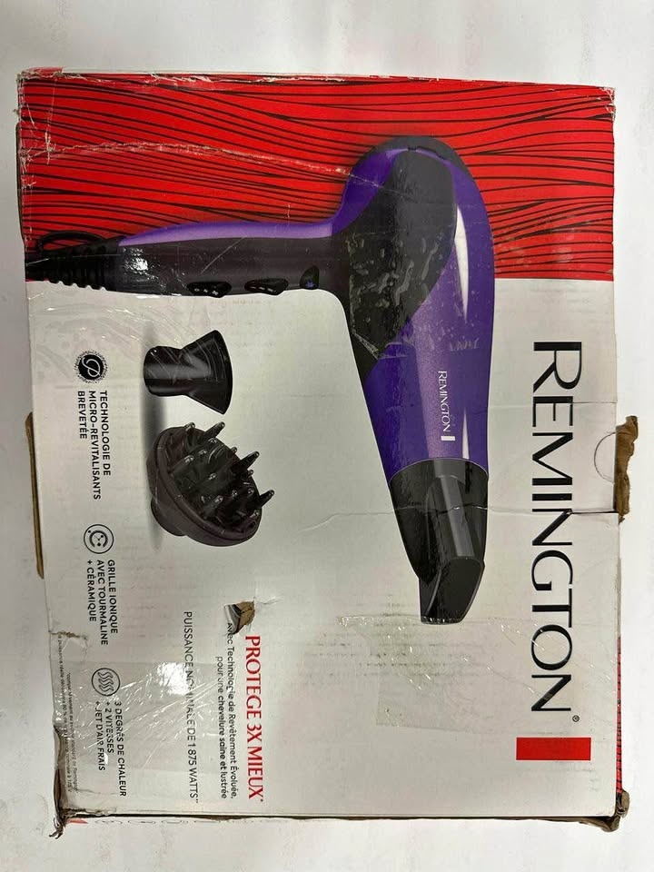 REMINGTON® Damage Protection Hair Dryer - Purple