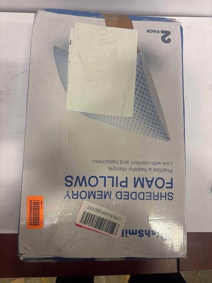 Cooling Memory Foam Pillows Queen Size 2 Pack - photo 2