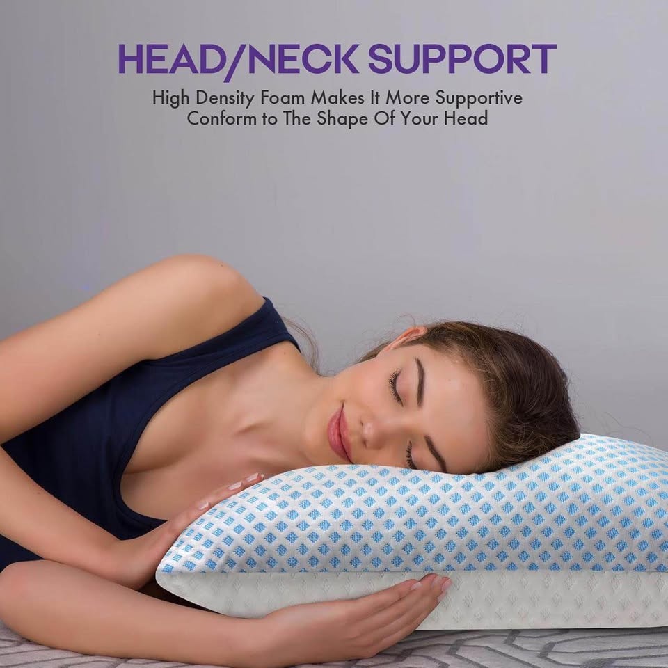 Cooling Memory Foam Pillows Queen Size 2 Pack - photo 3