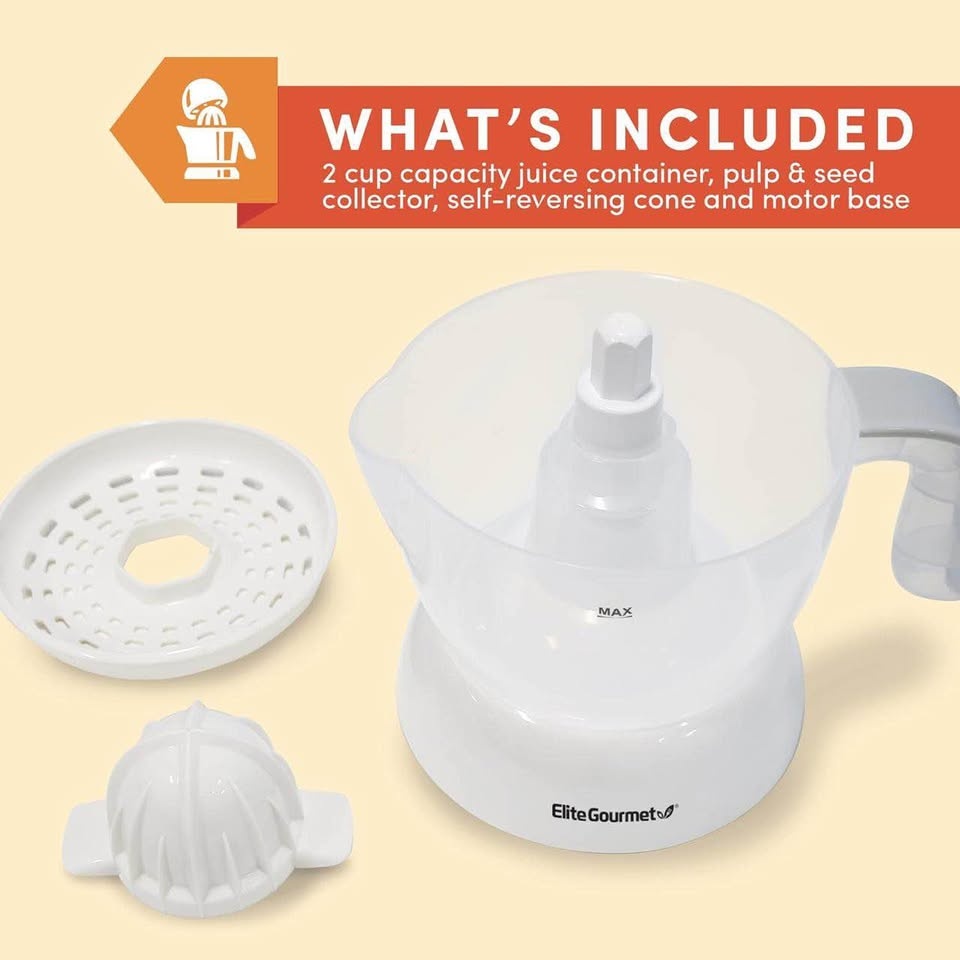 Elite Gourmet Electric Citrus Juicer - photo 2