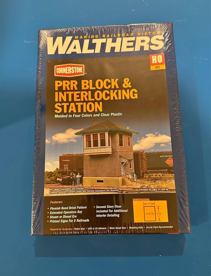 Walthers PRR Block & Interlocking Station - HO Scale Train Build