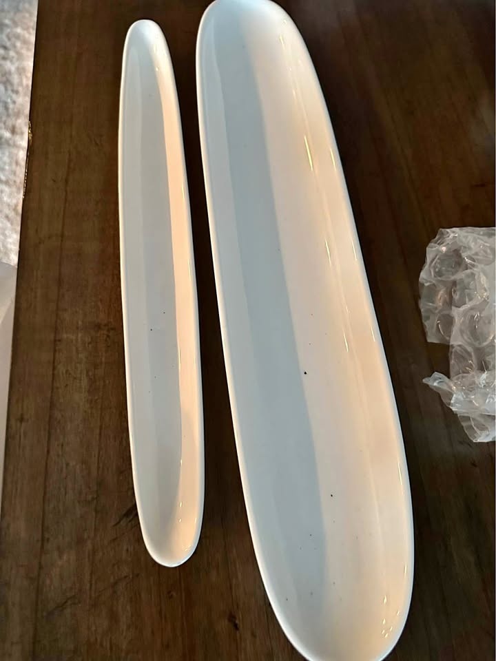 Olive Boat and Baguette Tray