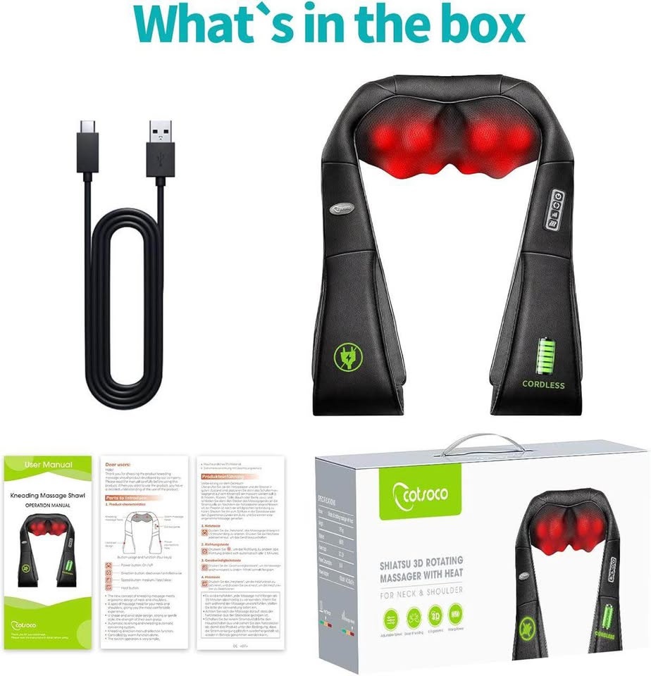 Cotsoco Neck Massager with Heat - photo 3