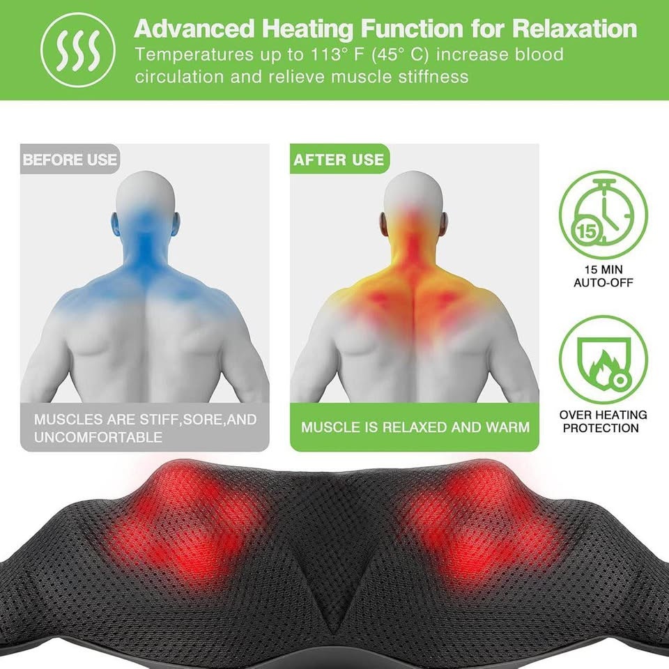 Cotsoco Neck Massager with Heat - photo 5