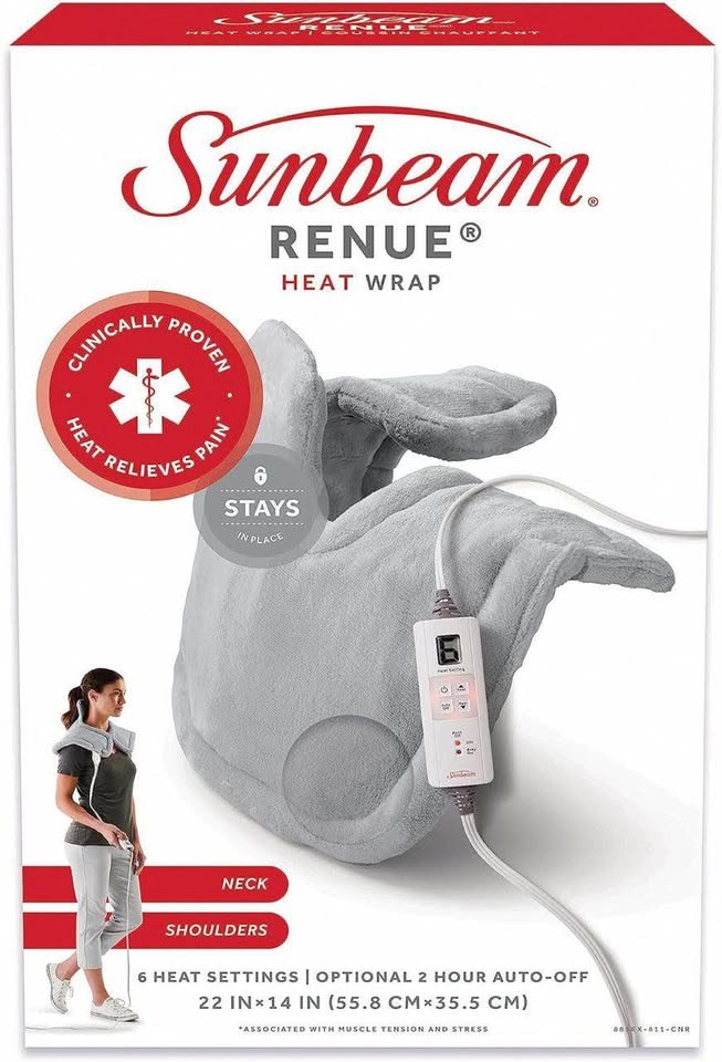 Sunbeam Renue Heat Wrap for Neck & Shoulder Relief - photo 4