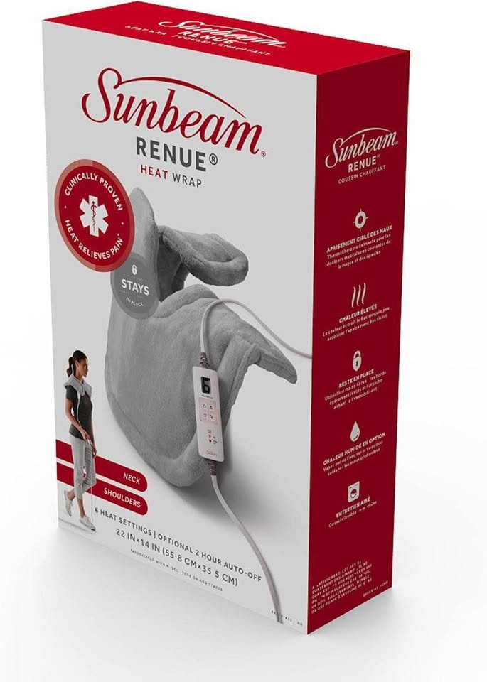 Sunbeam Renue Heat Wrap for Neck & Shoulder Relief - photo 5
