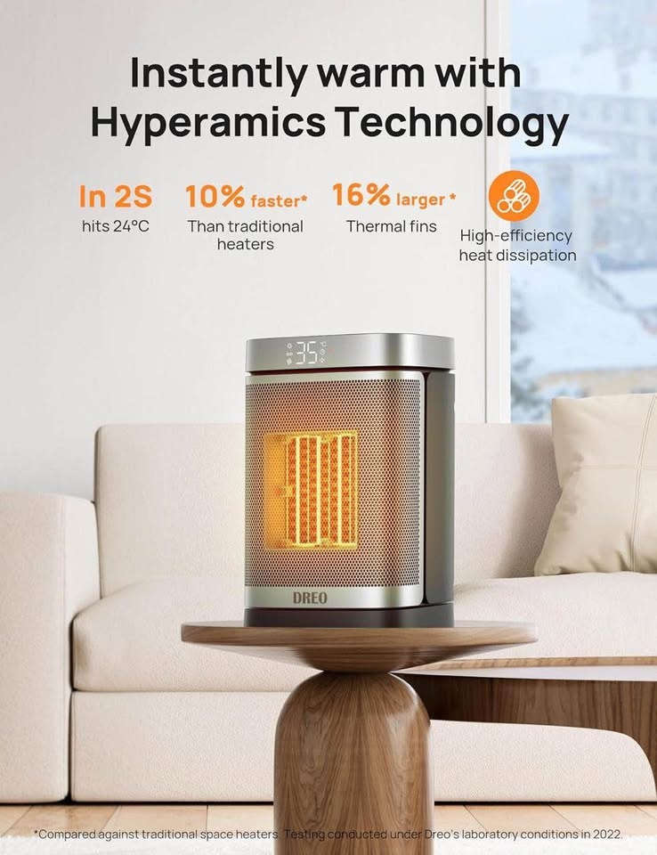 DREO Space Heater - 1500W Indoor Heater - photo 4