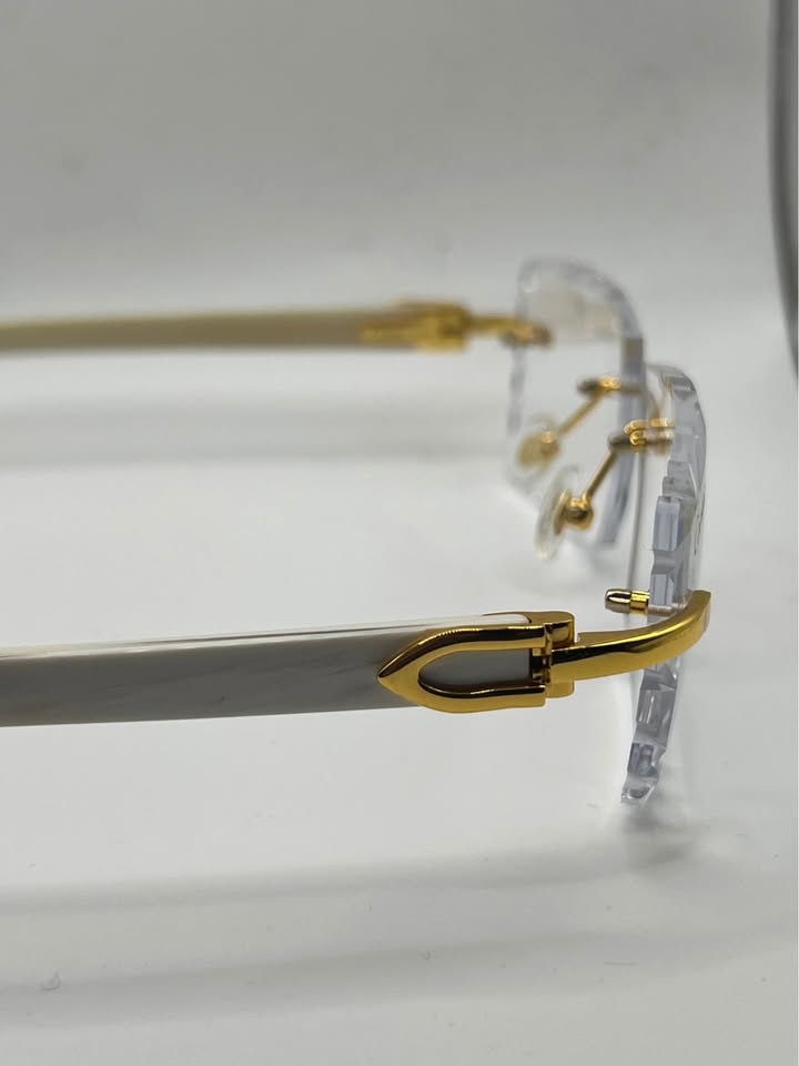 (💲200) Clear Cartier Diamond cut sunglasses - photo 5