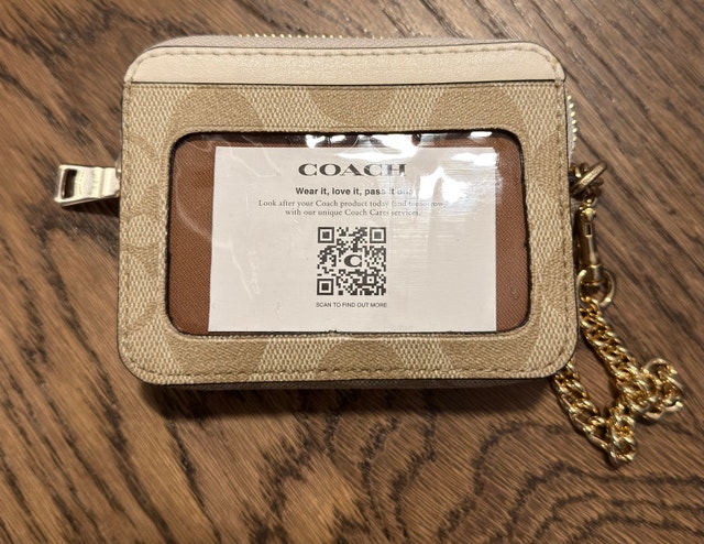 Coach Zip Card Case w/wristlet - photo 2