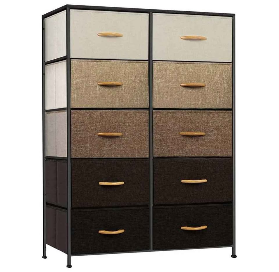 10 Drawers Fabric Tall Dresser - photo 4