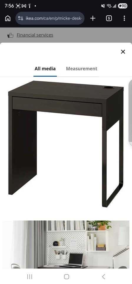 Ikea desk Micke for sale- used condition good - photo 3