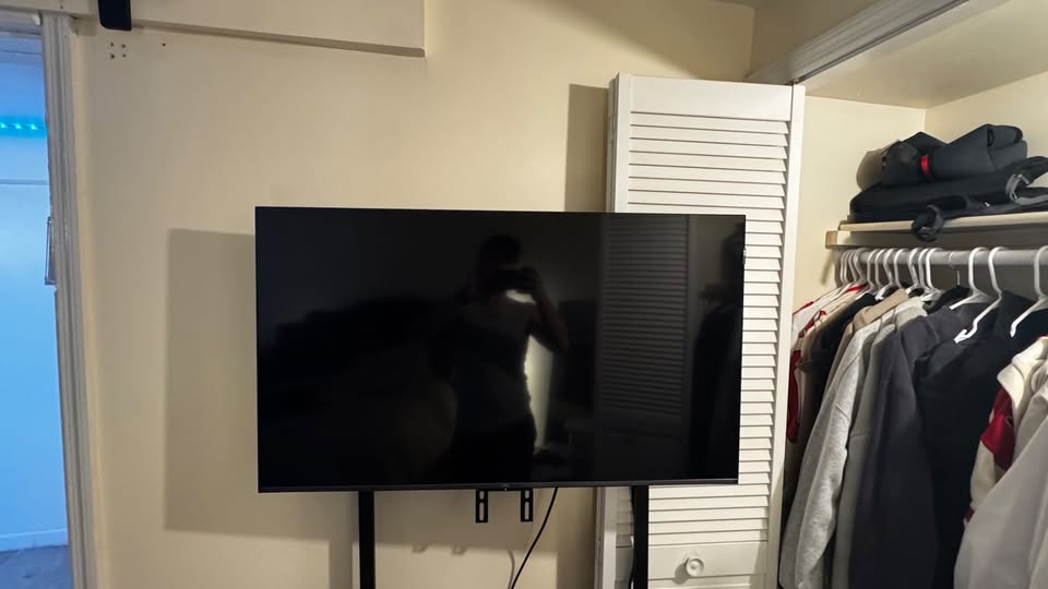 43" QLED TCL Smart TV with Storage Stand - Need Out By 3/22 - photo 2