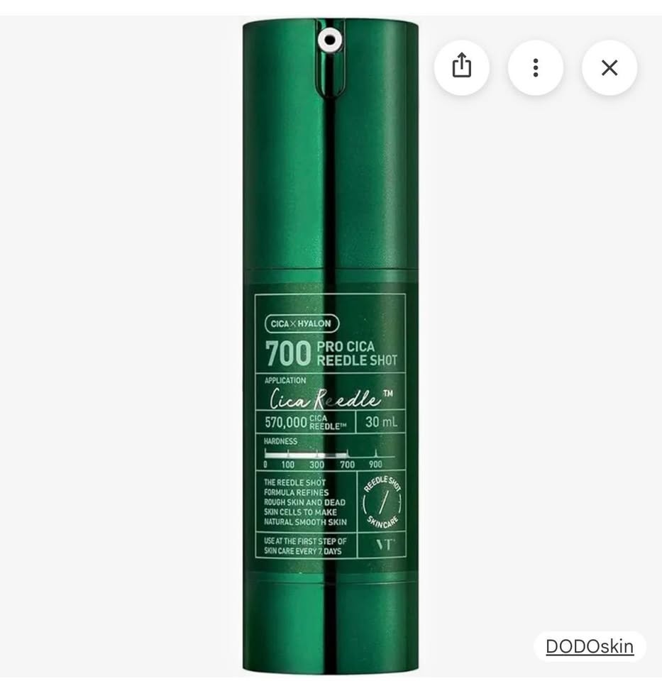 VT CICA X HYALON Reedle Shot Skincare
