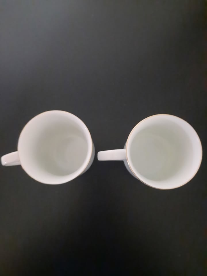Otagiri Vintage Mug Pair - Gray Rabbit Gold Trim - photo 4
