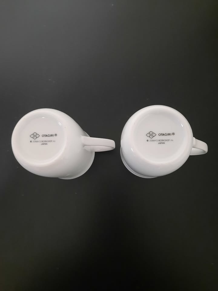 Otagiri Vintage Mug Pair - Gray Rabbit Gold Trim - photo 5